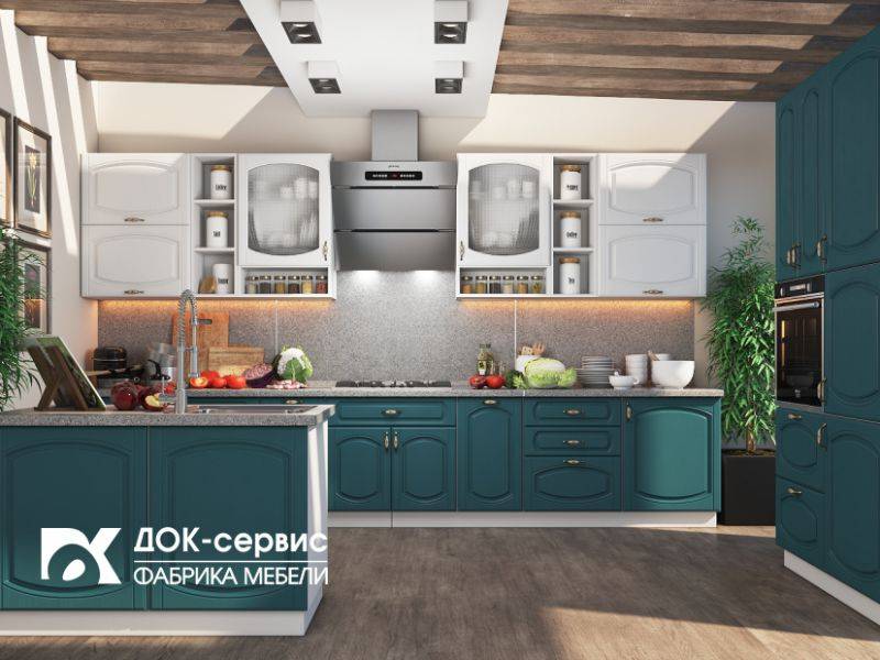 угловая кухня мдф в Старом Осколе