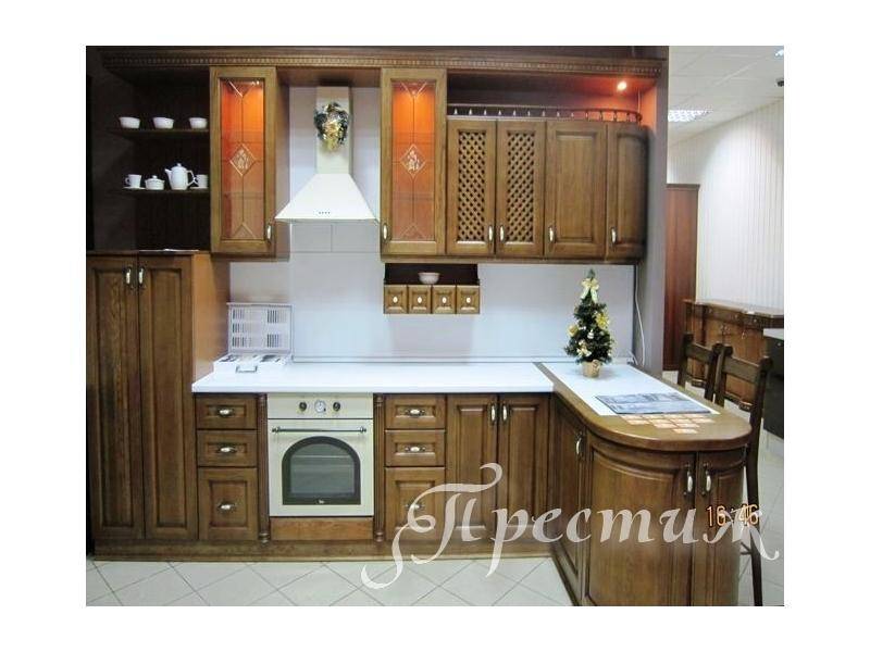 кухня из массива дерева prestij в Старом Осколе