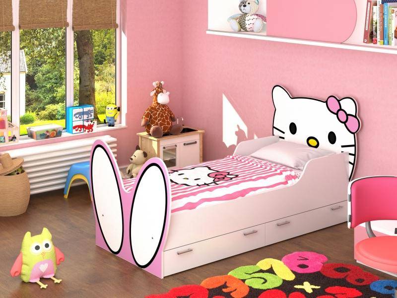 кроватка hello kitty в Старом Осколе