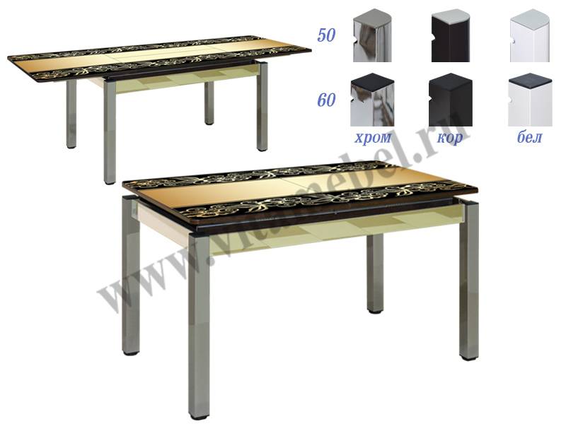 стол 25 раздвижной с фотопечатью в Старом Осколе