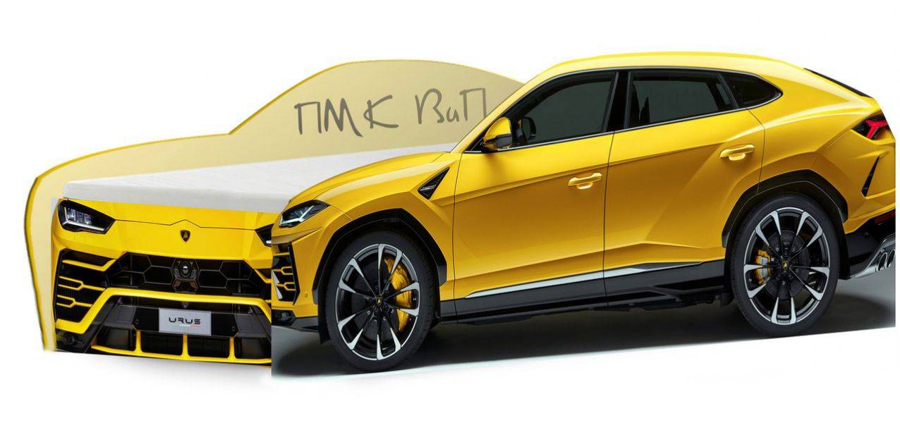 кровать-машинка lamborghini urus в Старом Осколе