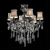 люстра md102743-6a от illuminati прозрачная/бежевая/ хром в Старом Осколе