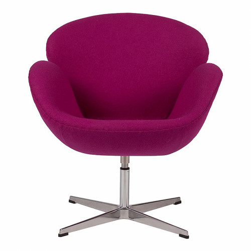 кресло swan chair лиловое в Старом Осколе