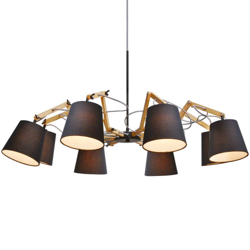 подвесная люстра arte lamp pinoccio a5700lm-8bk в Старом Осколе