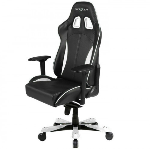 кресло геймерское dxracer king ks57 черно-белое в Старом Осколе