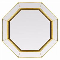 зеркало золотое венецианское восьмиугольное espresso gold в Старом Осколе