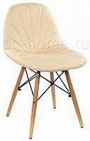 стул деревянный pp-626 бежевый (eames style) в Старом Осколе