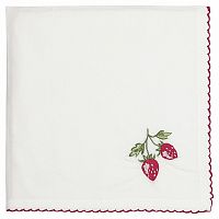 салфетка strawberry red w/embroidery в Старом Осколе