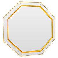 зеркало венецианское восьмиугольное желтое yellow octagon в Старом Осколе