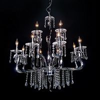 люстра mdp09059-12a от illuminati прозрачная/ хром в Старом Осколе