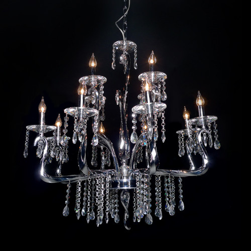 люстра mdp09059-12a от illuminati прозрачная/ хром в Старом Осколе