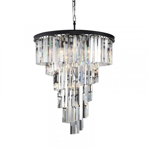 люстра helix clear от delight collection прозрачная/черная в Старом Осколе