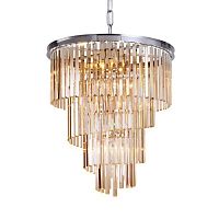люстра helix amber от delight collection хром/янтарная в Старом Осколе