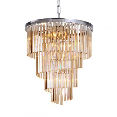 люстра helix amber от delight collection хром/янтарная в Старом Осколе