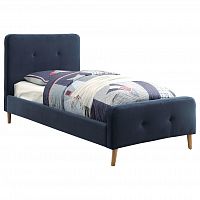 кровать button tufted flannelette navy 120х200 в Старом Осколе