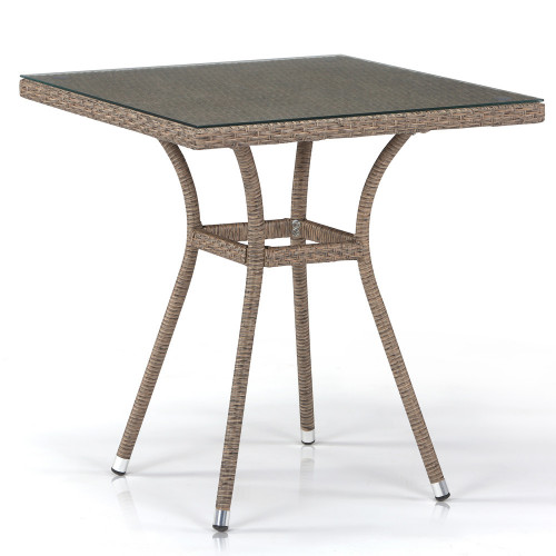 стол из иск. ротанга t282bnt-w56-70x70 light brown в Старом Осколе