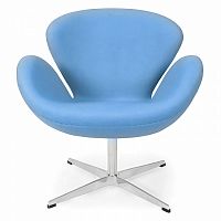 кресло swan chair голубое в Старом Осколе