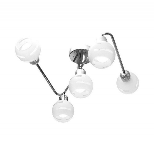 потолочная люстра idlamp agostina 361/5a-whitechrome в Старом Осколе