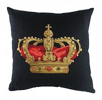 подушка с картинкой короны king crown black в Старом Осколе