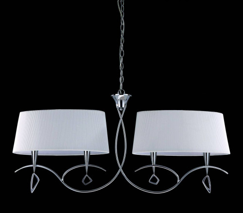 подвесная люстра mantra mara chrome - white 1642 в Старом Осколе