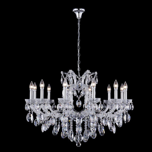 подвесная люстра crystal lux hollywood sp12 chrome в Старом Осколе