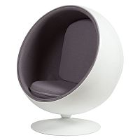 кресло eero ball chair серое в Старом Осколе