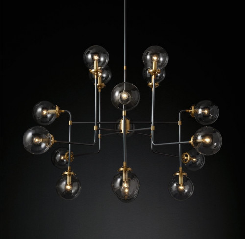 люстра bistro 16 черная, бронза в Старом Осколе