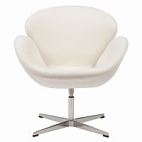 кресло swan chair кремовое в Старом Осколе