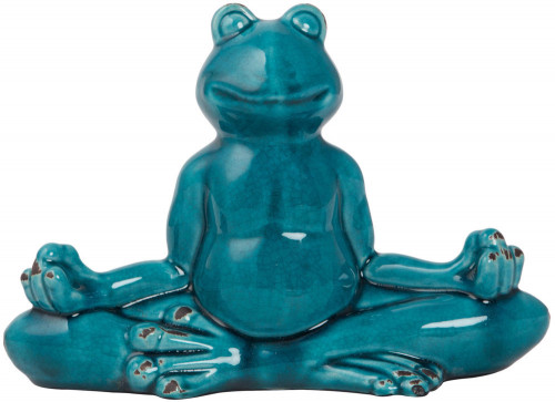 декор frog blue meditation в Старом Осколе