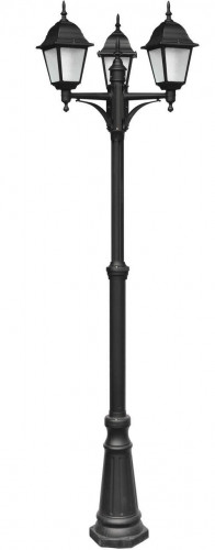 садово-парковый светильник arte lamp bremen a1017pa-3bk в Старом Осколе