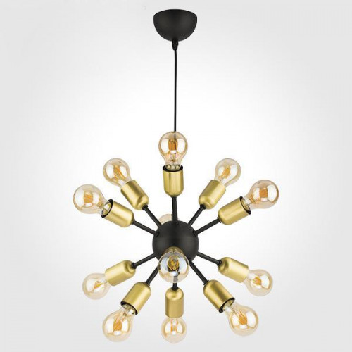 подвесная люстра tk lighting 1469 estrella black в Старом Осколе