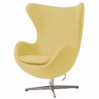 кресло egg chair желтое в Старом Осколе