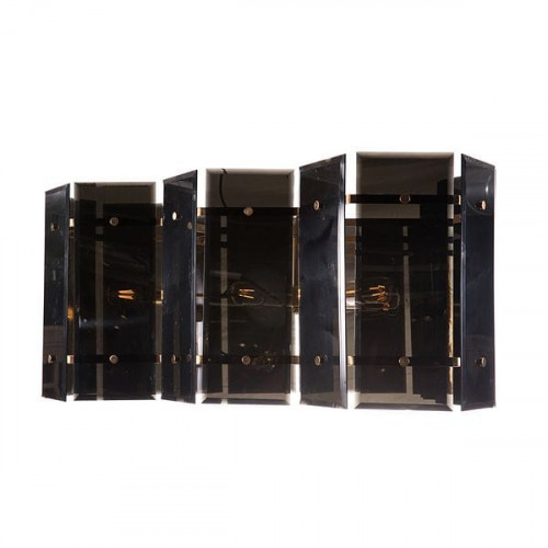 люстра colorgloss чёрная, золото в Старом Осколе