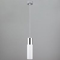 подвесной светильник eurosvet double topper 50135/1 led хром/белый в Старом Осколе