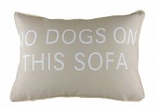 подушка с надписью no dogs on this sofa в Старом Осколе