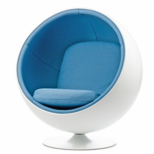 кресло ball chair бело-синее в Старом Осколе