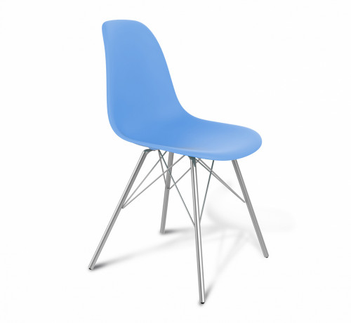 стул dsr голубой s37 (eames style) в Старом Осколе