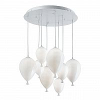 подвесная люстра ideal lux clown sp8 bianco в Старом Осколе