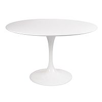 стол eero saarinen style tulip table mdf d110 глянцевый белый в Старом Осколе