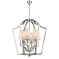 люстра presidential 6 от delight collection белая/никель в Старом Осколе