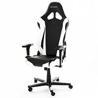 кресло геймерское dxracer racing черно-белое в Старом Осколе