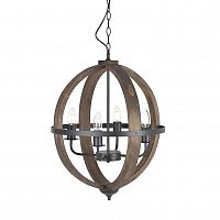 люстра на 4 рожка коричневого цвета в Старом Осколе