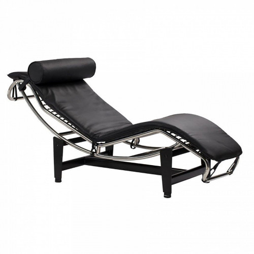 шезлонг chaise longue lc4 черный в Старом Осколе