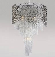 подвесной светильник crystal lux hauberk sp-pl8 d60 матовый никель в Старом Осколе