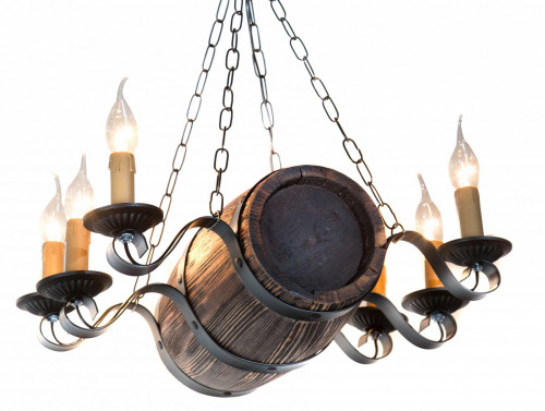 люстра бочонок коричневая в Старом Осколе