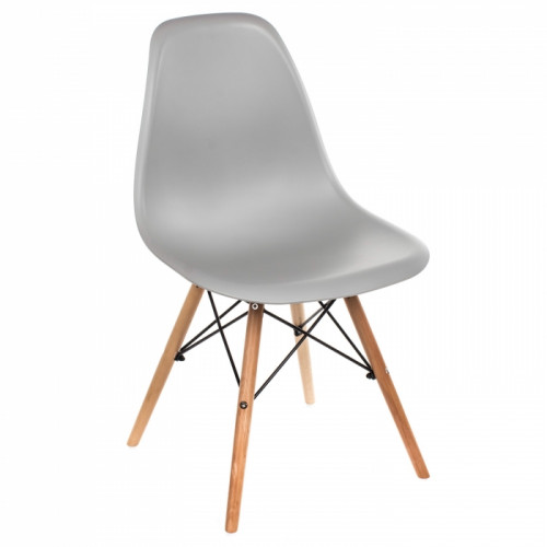 стул деревянный eames pc-015 grey в Старом Осколе