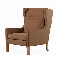 кресло wingback коричневый в Старом Осколе