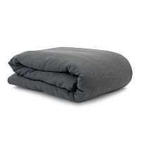 пододеяльник изо льна темно-серого цвета essential 150х200 в Старом Осколе