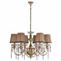 подвесная люстра crystal lux alegria sp6 gold-brown в Старом Осколе