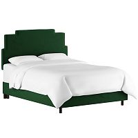 кровать двуспальная 180х200 зеленая paxton emerald velvet в Старом Осколе